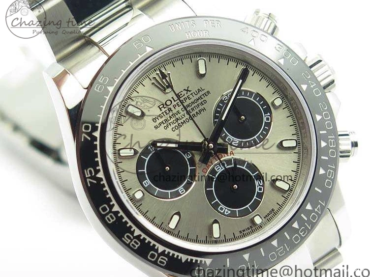 Bracelet A4130 Edition Daytona Gray Bezel On SS Dial JH 116519LN Best Ceramic 0908
